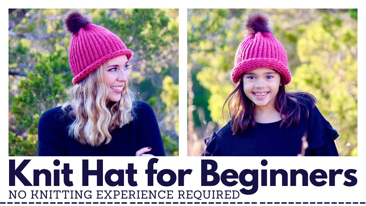 DIY Knit Hat for Beginners | Loom Knit Hat