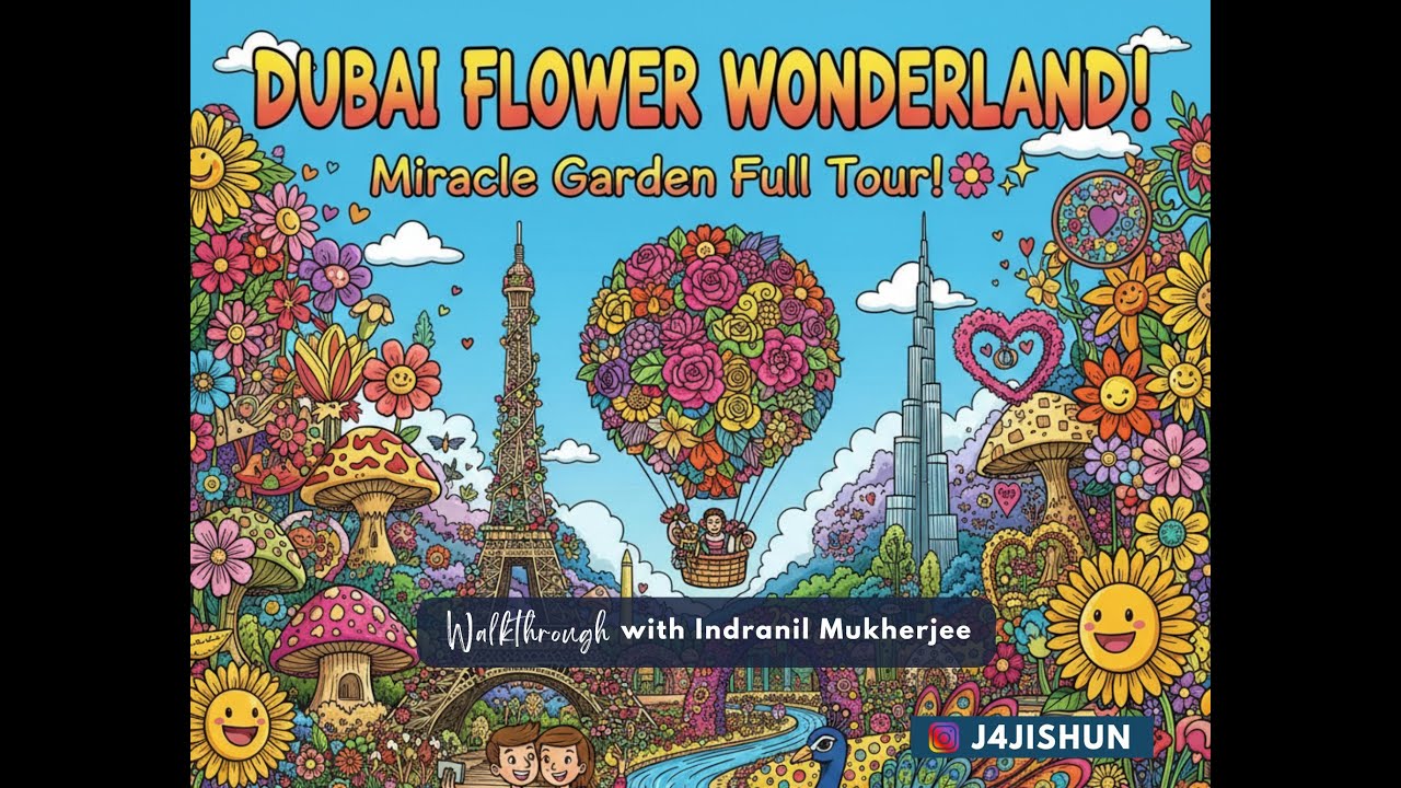 Exploring World's Largest Flower Garden: Dubai Miracle Garden Walkthrough I You Won't Believe This