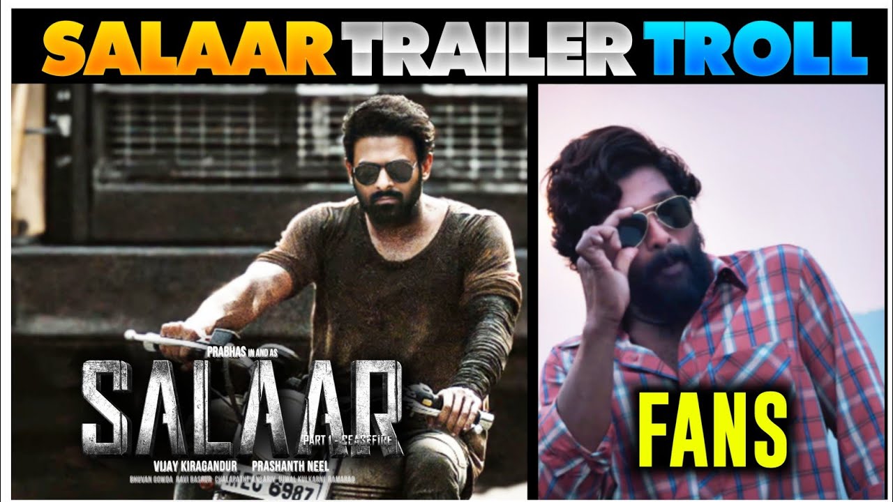 Salaar Trailer Troll | Salaar Release Trailer | Prabhas | Prashanth Neel | Prithviraj | Shruthi