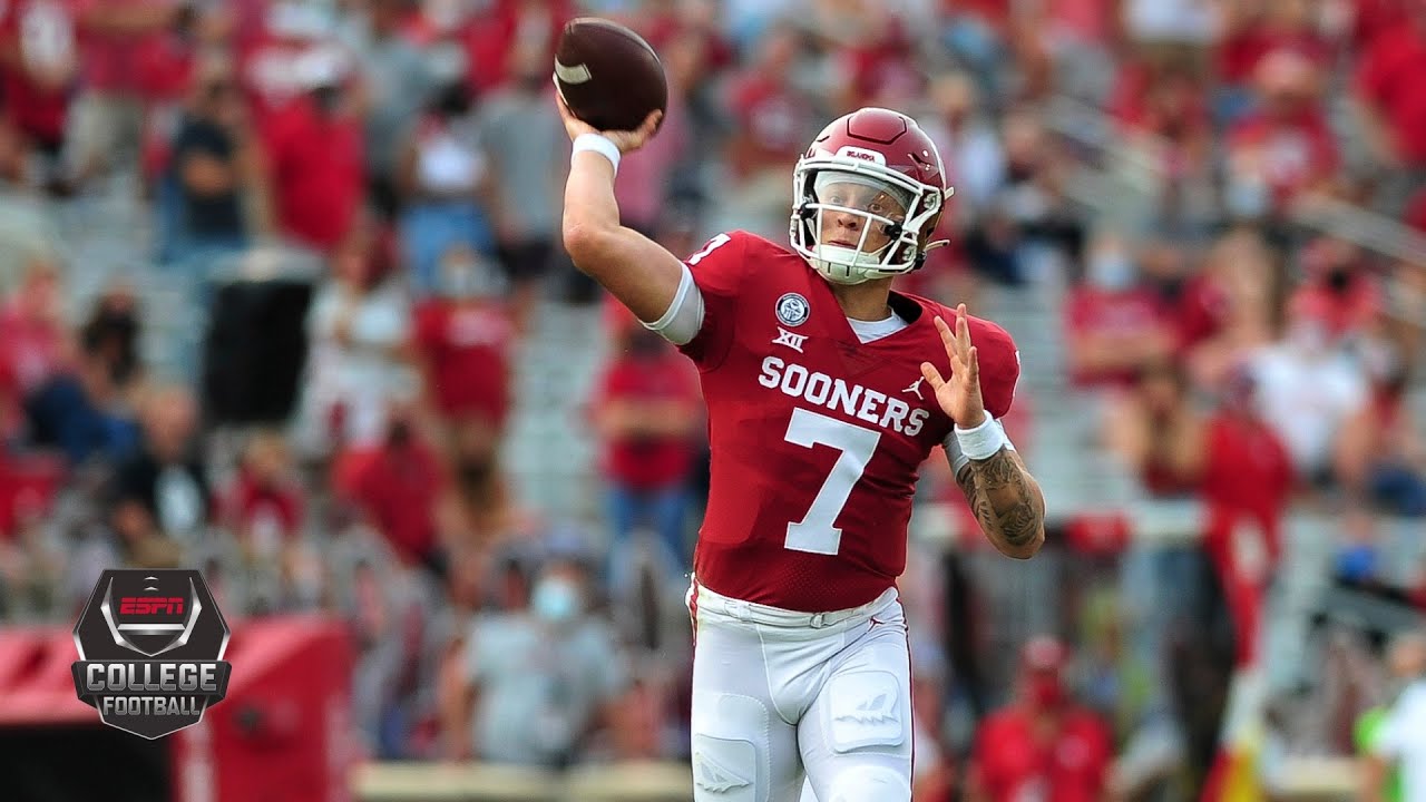 Spencer Rattler throws 4 TDs in first Oklahoma start | 2020 College Football Highlights