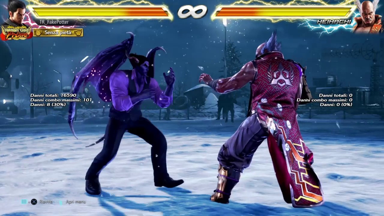 Tekken7 Kazuya rage and wall combo options
