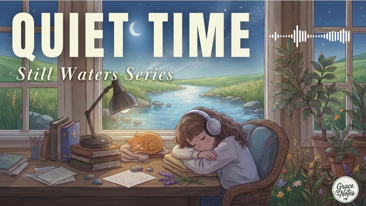 Still Waters 🌙 02 Moonlit Stream  2 Hour Calm Ambient Music for Study, Rest & Sleep