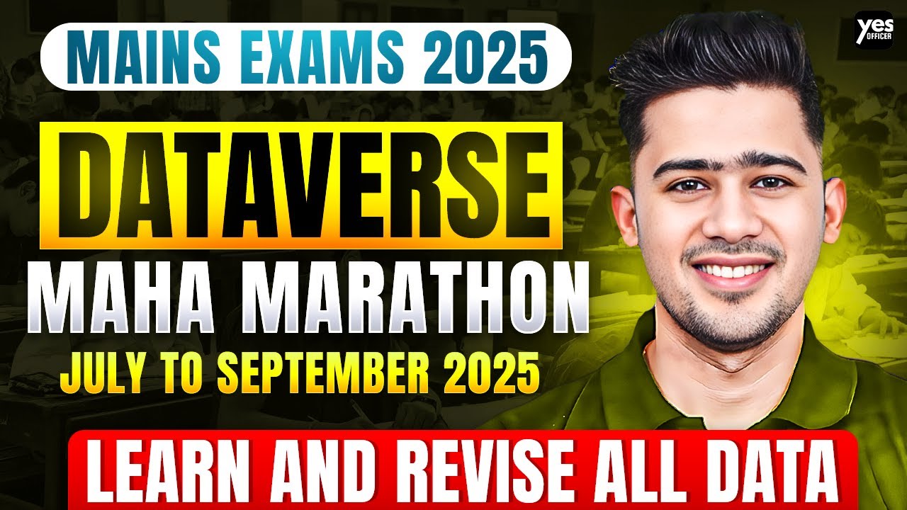 DataVerse Maha Marathon ⚡:  July to September 2025 | Learn & Revise All Data in One Go📘