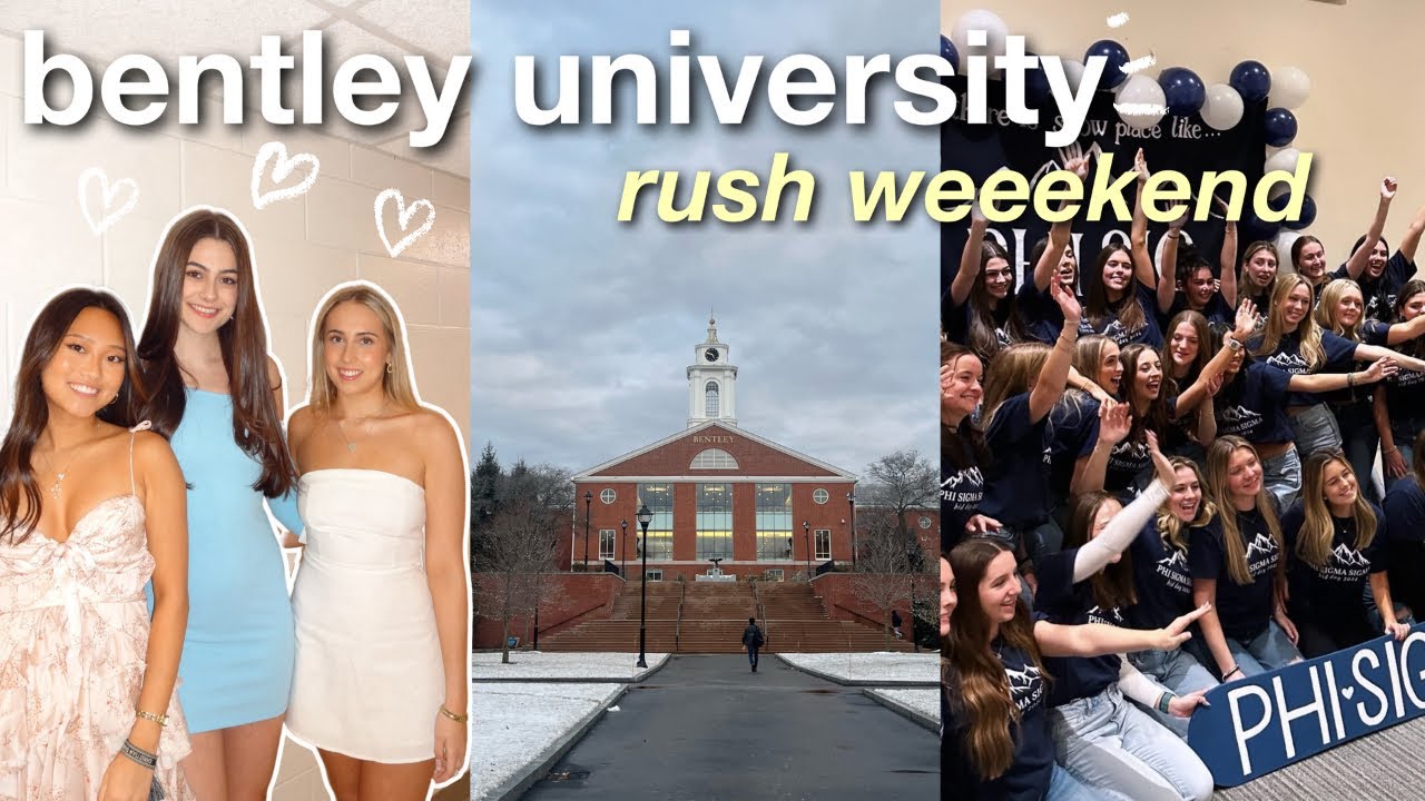 sorority rush week in my life vlog 2024/bid day!- bentley university
