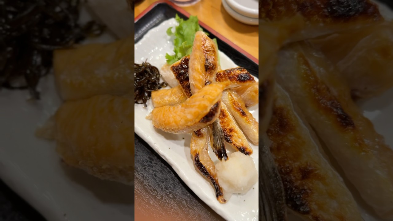 Salmon teishoku at Maguroya 