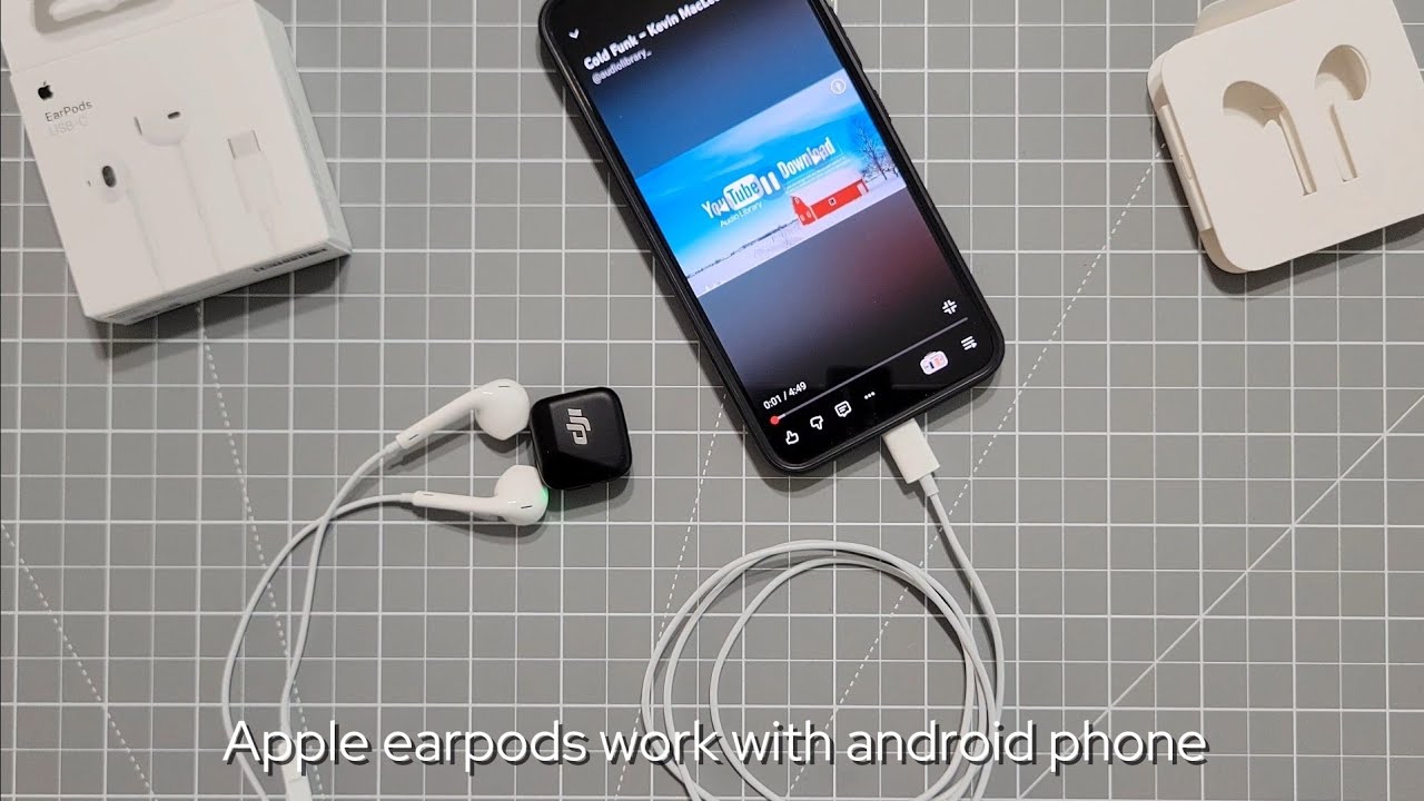 Apple Earpods Work with Android Phone USB-C Earphones