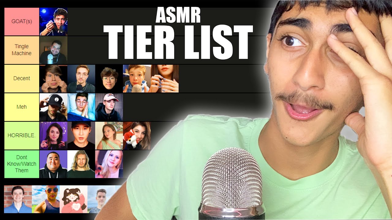 BRUTALLY Ranking ASMR Channels On a TIER LIST