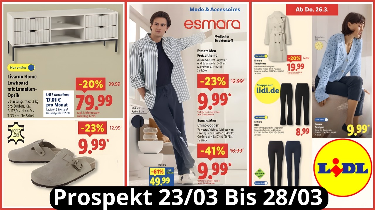 Lidl Deutschland | Neuer Prospekt vom 23/03/26 bis 28/03/26 | Angebote & Aktionen #lidl  #angebote