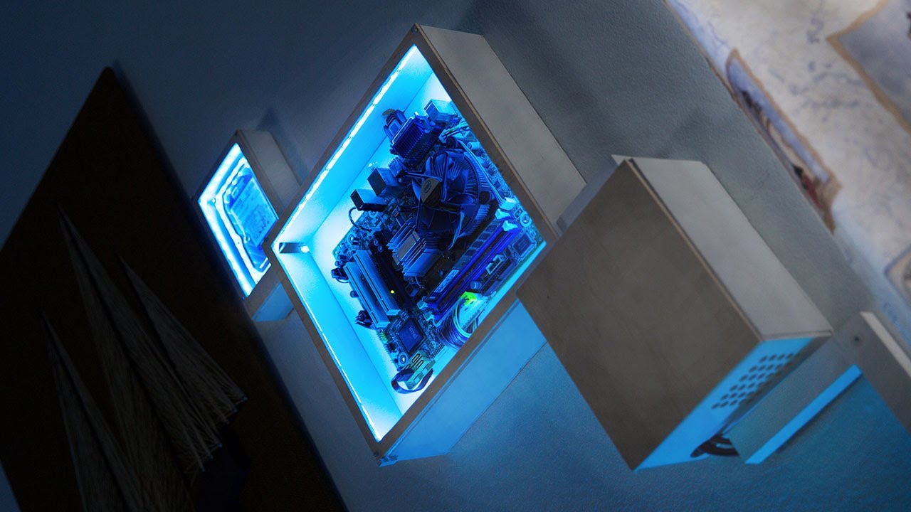 How to make a wall mounted PC