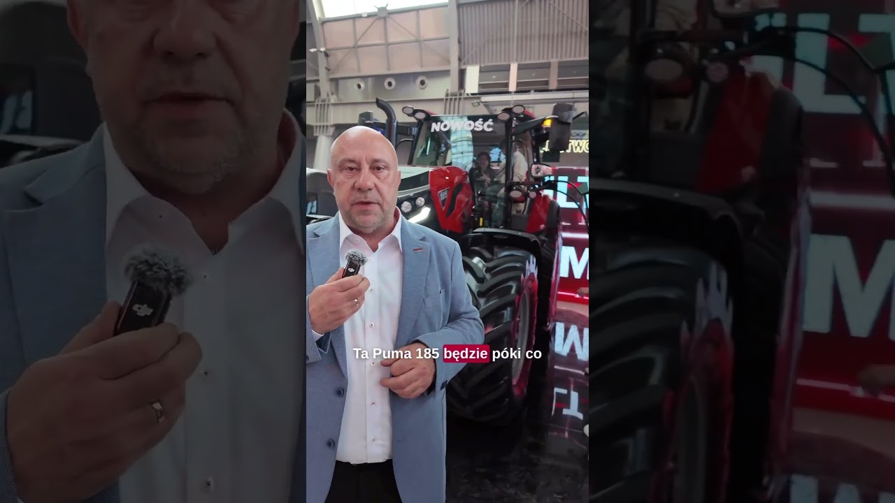 Prosto z Agrotechu! 🔥 Na rolce szybki rzut oka na nową Pumę 185 od Case IH.