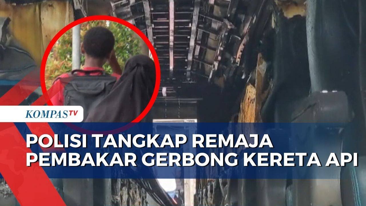 Remaja Bakar 3 Gerbong KA, Diduga Sakit Hati Sering Diturunkan Karena Tak Punya Tiket