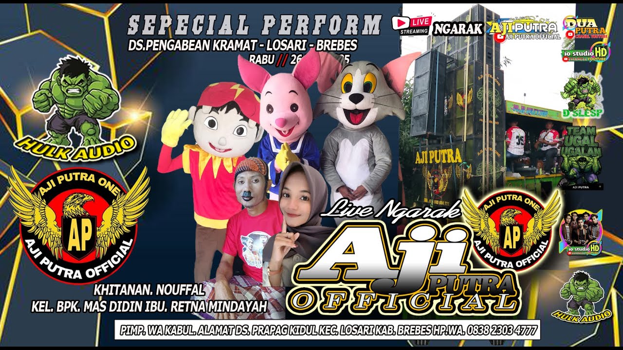 🔴LIVE BUROK DANGDUT AJI PUTRA DS PENGABEAN KRAMAT LOSARI BREBES 26 NOV 2025