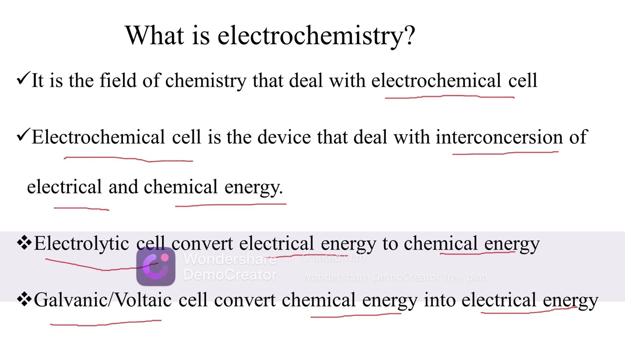 Electrochemistry 