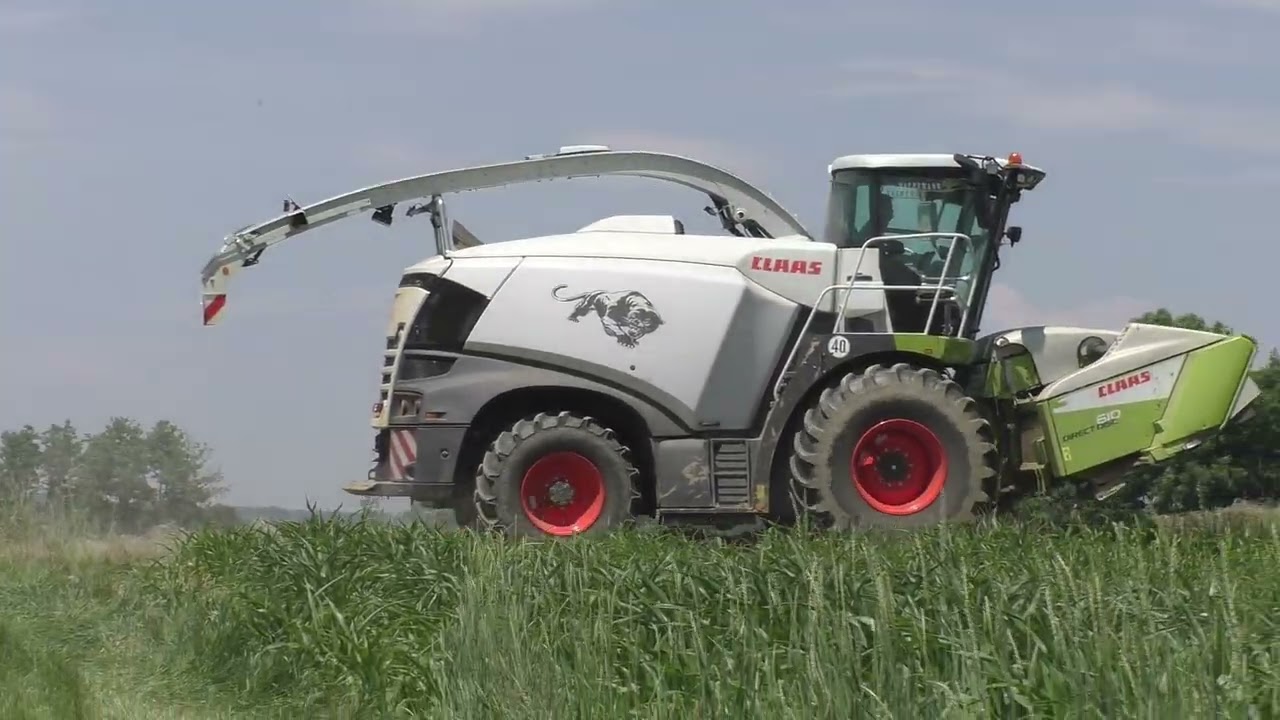 GPS Häckseln mit Claas Jaguar 970 CLAAS Direct Disc 610 LU Hannes Hauptmann Bad Blumau beim Tritical
