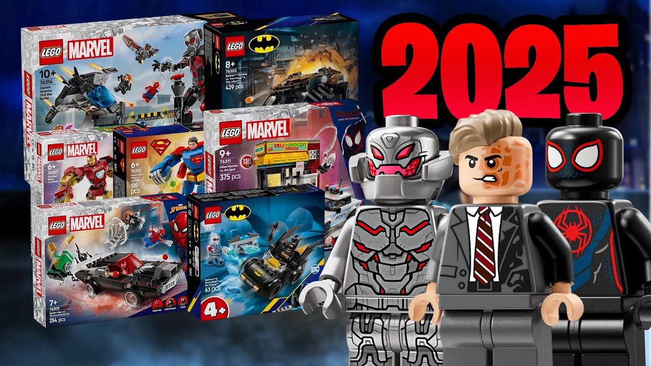 NOWE ZESTAWY LEGO MARVEL I DC UJAWNIONE
