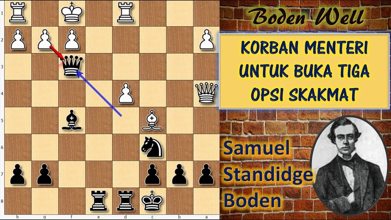 BANYAK PILIHAN SKAKMAT | George Alcock MacDonnell VS Samuel Standidge Boden