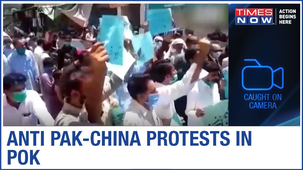 Residents raise Anti Pak-China slogans, Protest against illegal dam construction in PoK