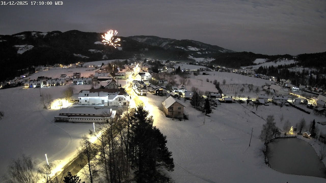 Spletna kamera Lovrenc na Pohorju, december 2025