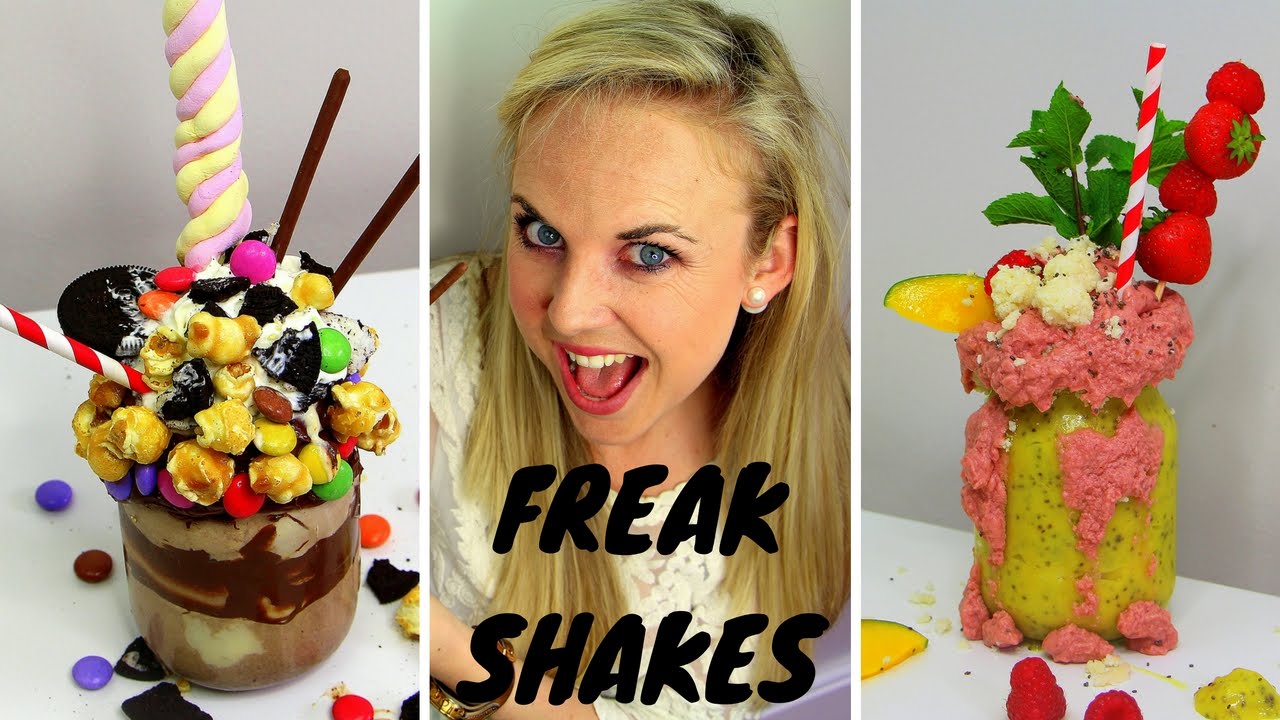 EXTREME MILKSHAKE RECIPES - How to make Freakshakes at home