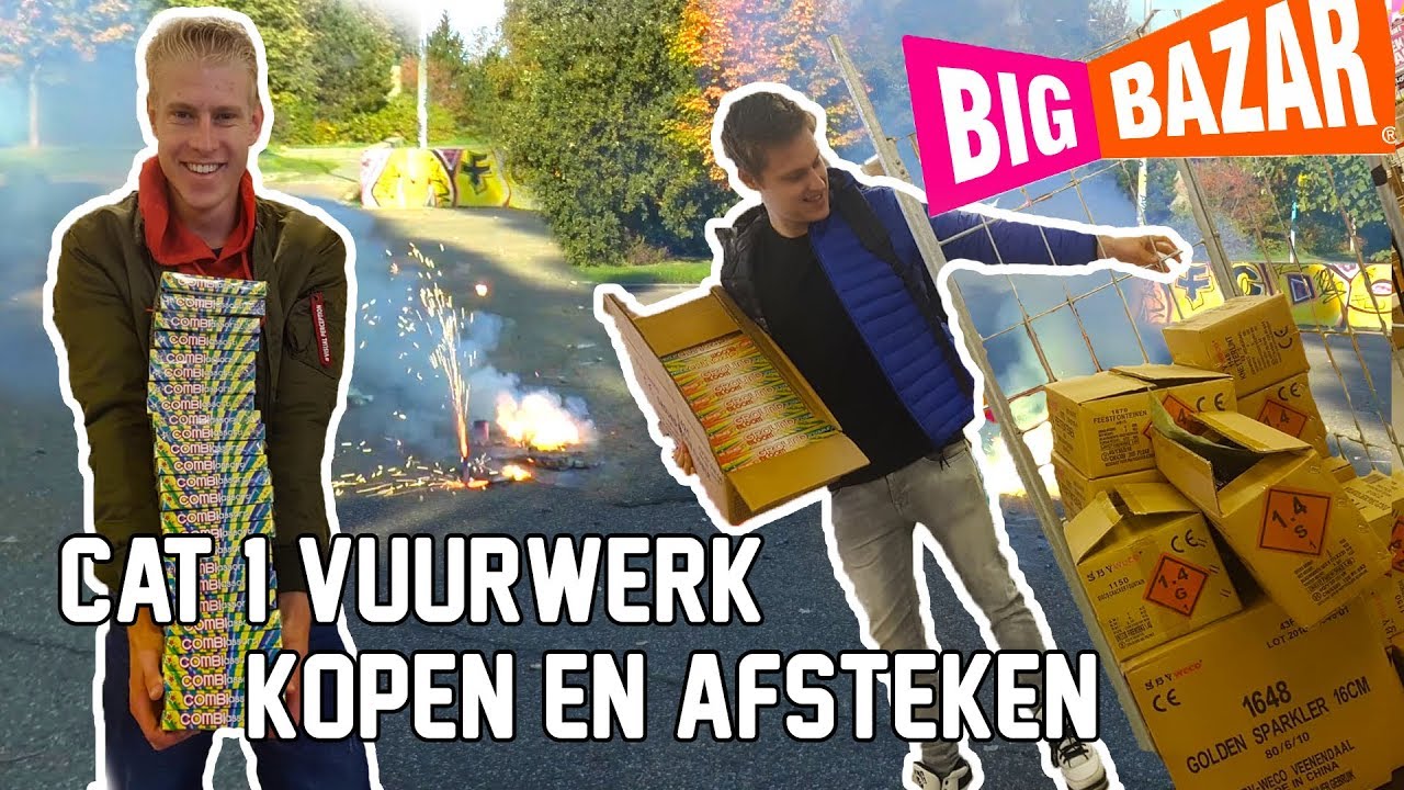 BIGBAZAR CAT 1 VUURWERK KOPEN EN AFSTEKEN