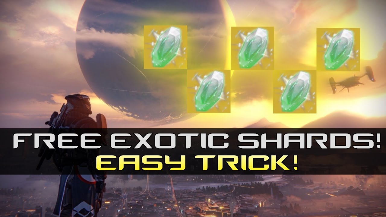 Destiny - How To Get Free EXOTIC Shards Fast Exotic Shard Farm Exploit
