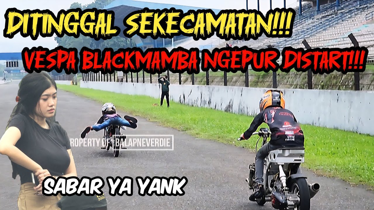 BLACK MAMBA VS MIO 59 FREE!! (Teknologi 4 klep lawan stroke 70mm up) 