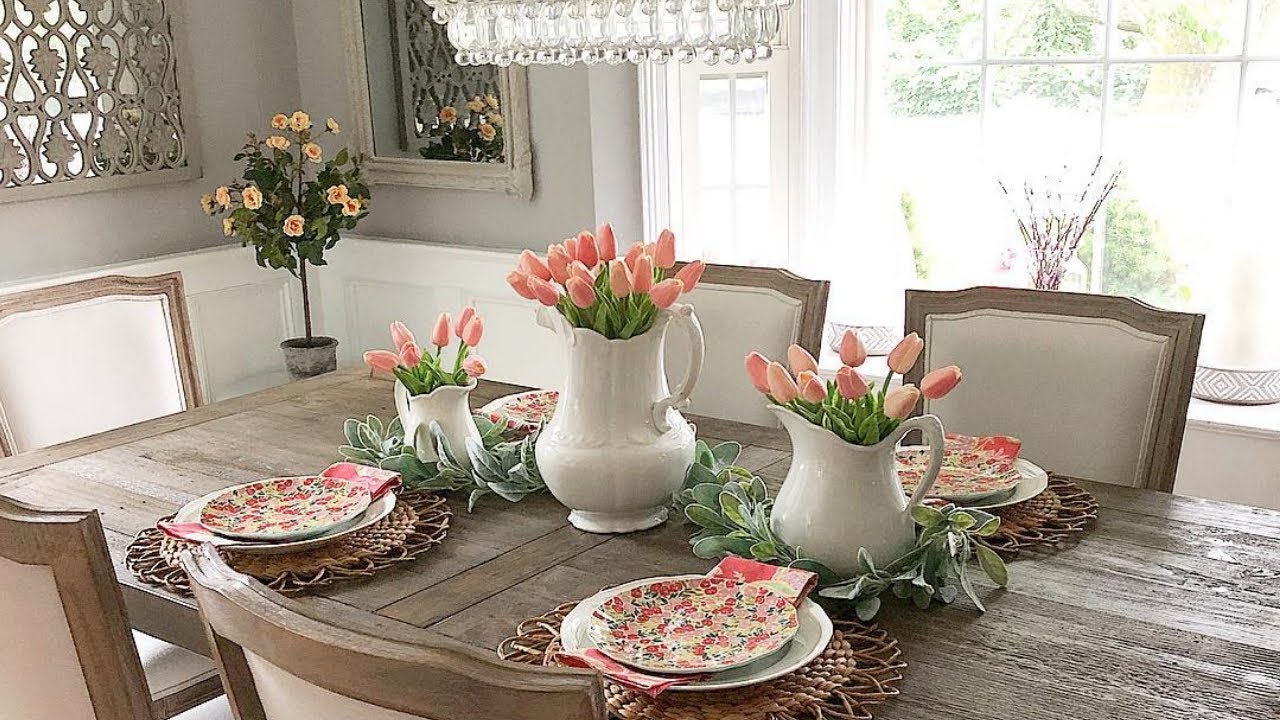 A beautiful home tour with spring touches