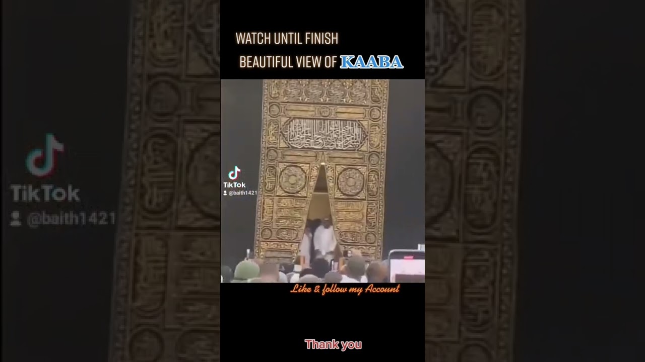 Khuda kab bulale mujhe apne ghar pe.   Naat sharef, beautiful view of KAABA