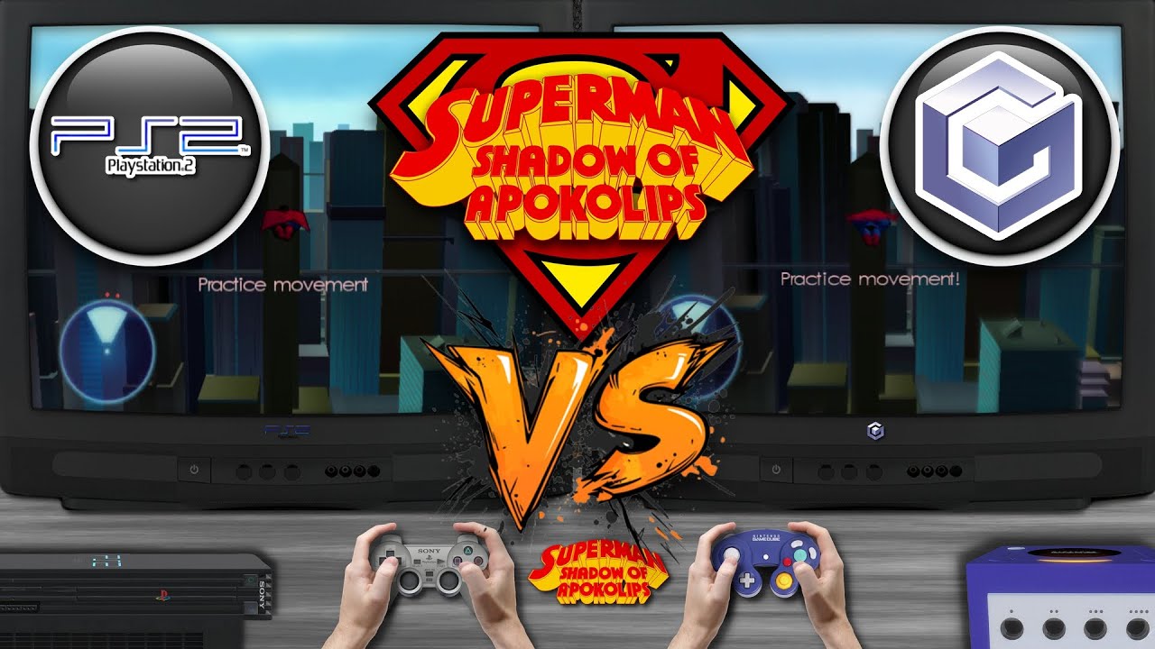 Superman: Shadow of Apokolips 🎮 PlayStation 2 vs Nintendo GameCube