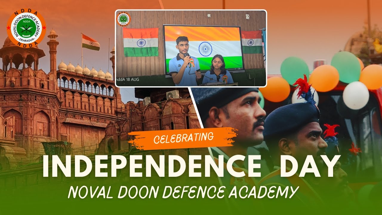 Happy Independence Day Celebration at Noval Doon Defence Academy #independenceday
