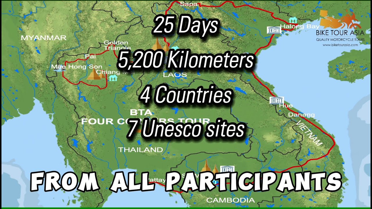 Four Corners of South East Asia Motorcycle Tour | Epic 4-Country Ride (Feb 2025 Recap)