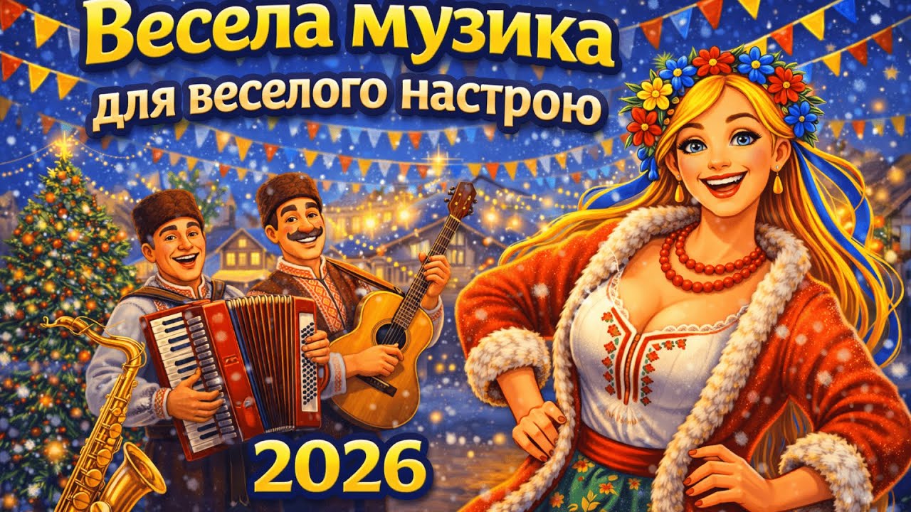 Запальна Українська Музика 2026! 💃 Веселі Пісні для Гарного Настрою