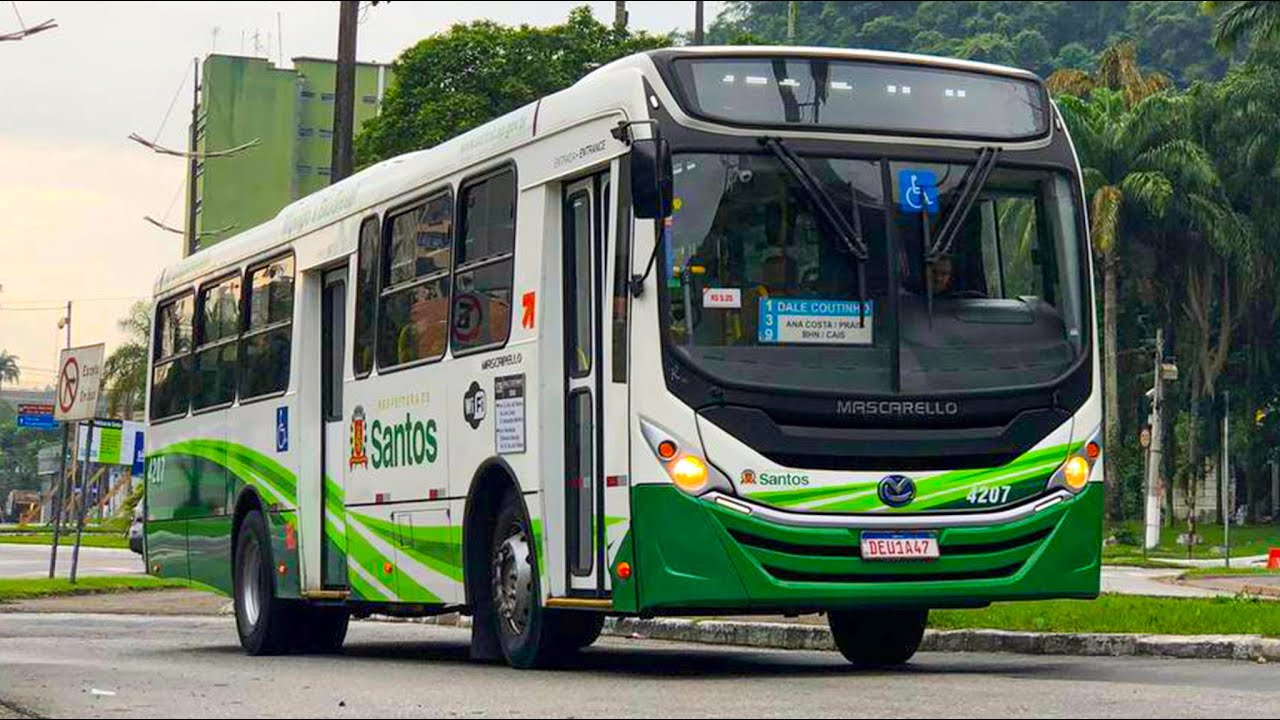 TERMINAL de SANTOS - Os MASCARELLOS e TORINOS da BAIXADA SANTISTA | Movimentações de Ônibus #53