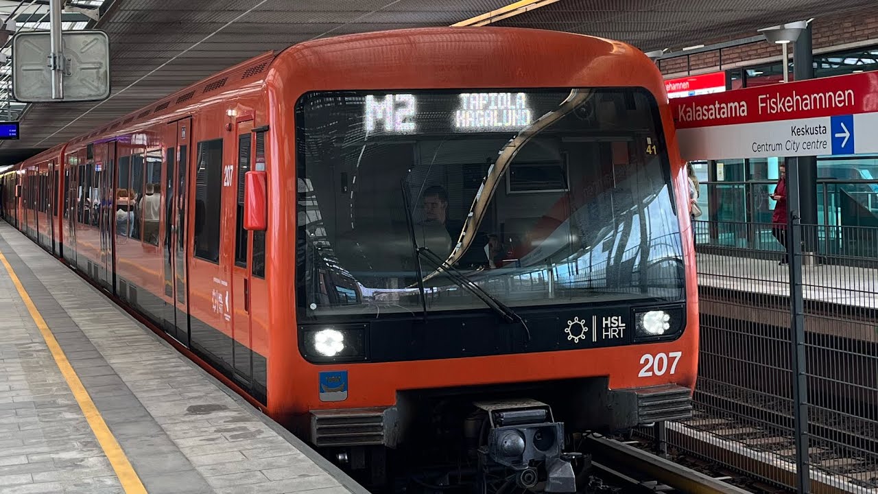 Helsingin metron kuulutuksia M2: Mellunmäki-Tapiola