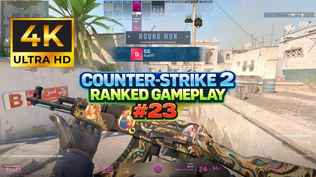 Counter Strike 2 Ranked Gameplay #23 / No Commentary