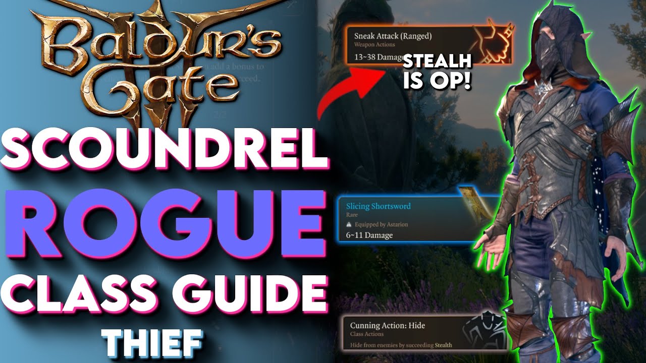 Stealth Is OP! ROGUE Class Guide For Baldur's Gate 3! - (Baldurs Gate 3 Rogue Build Guide)