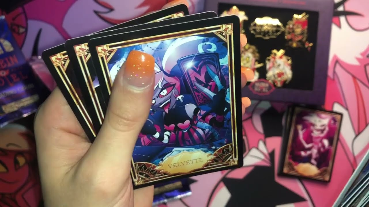 Hazbin Hotel | Promo Trading Cards and Pin Set