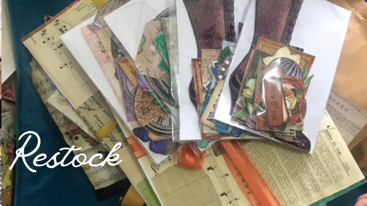 Junk Journal Supplies Restock