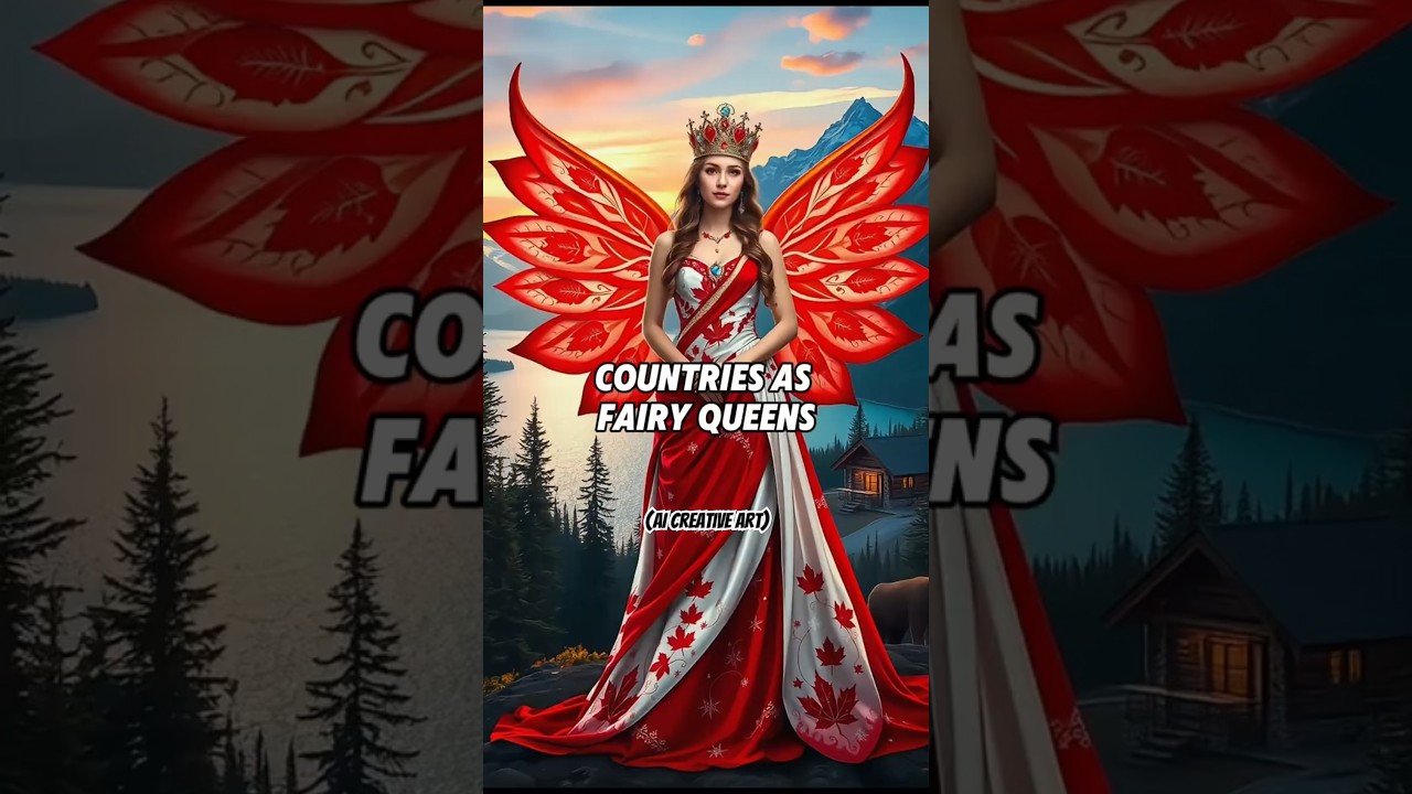 Countries as Enchanting Fairy Queens