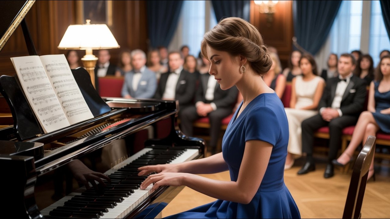 Teachers force a simple woman to play, unaware that she is a piano prodigy