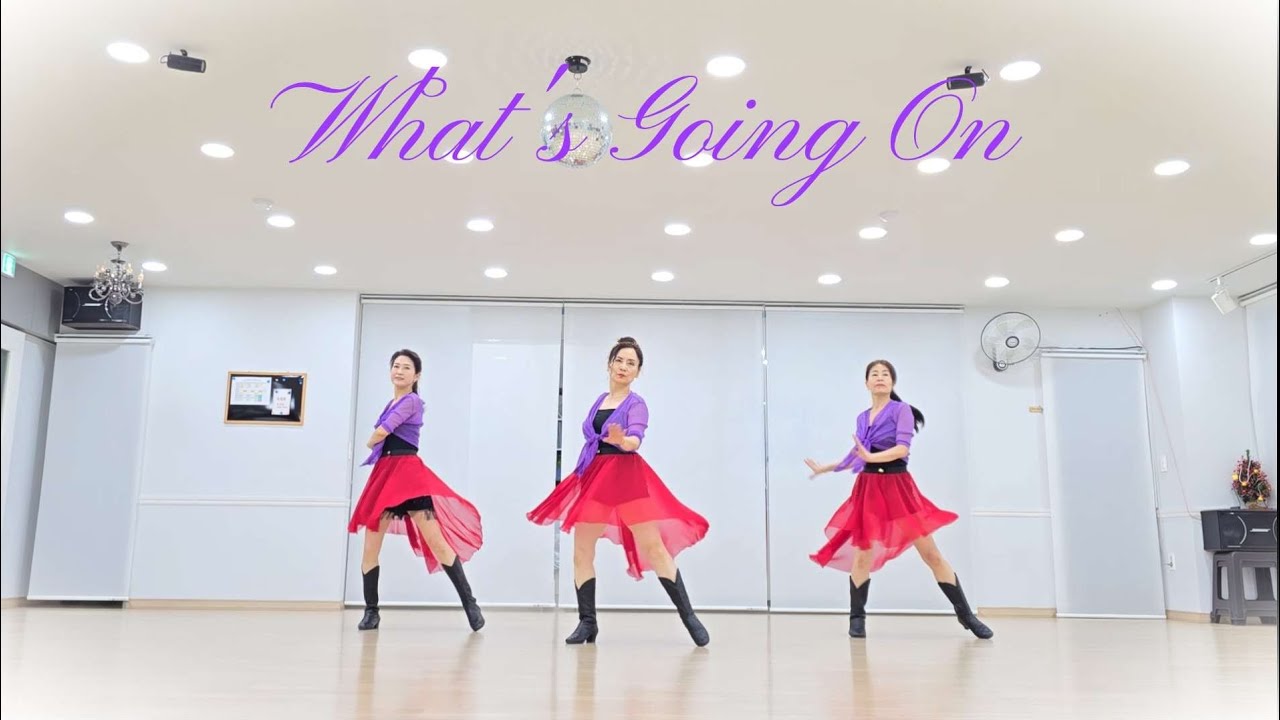 What's Going On🍀 Line Dance Demo #대한컨트리댄스협회 대구지부 홍지현 010-5003-2606 