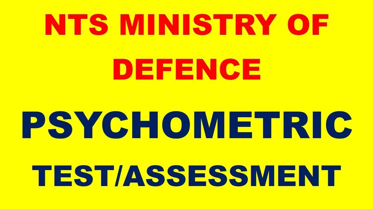NTS Ministry of Defence Psychometric tests/assessment
