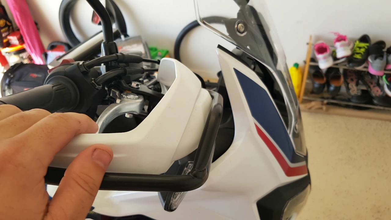 My Africa Twin crash protection setup.