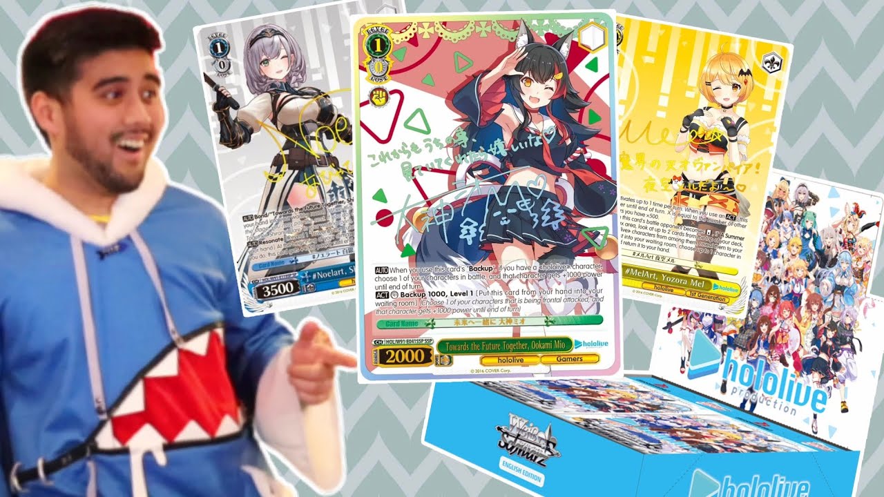 I Opened 10 HOLOLIVE BOOSTER BOXES! [Weiss Schwarz] English Edition Unboxing