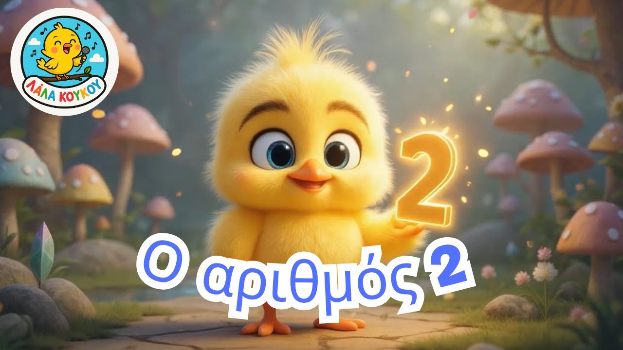 Ο Αριθμός 2 - Μαθαίνουμε Αριθμούς🐥 Παιδικά Τραγούδια & Εκπαιδευτικά Κινούμενα Σχέδια | Λάλα Κούκου 🎵