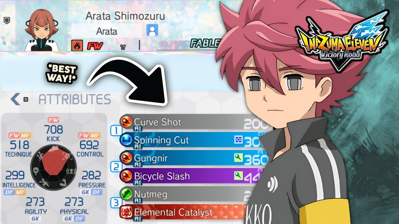 The BEST *FABLED BUILDS* For ALL POSITIONS in Inazuma Eleven Victory Road!🤩
