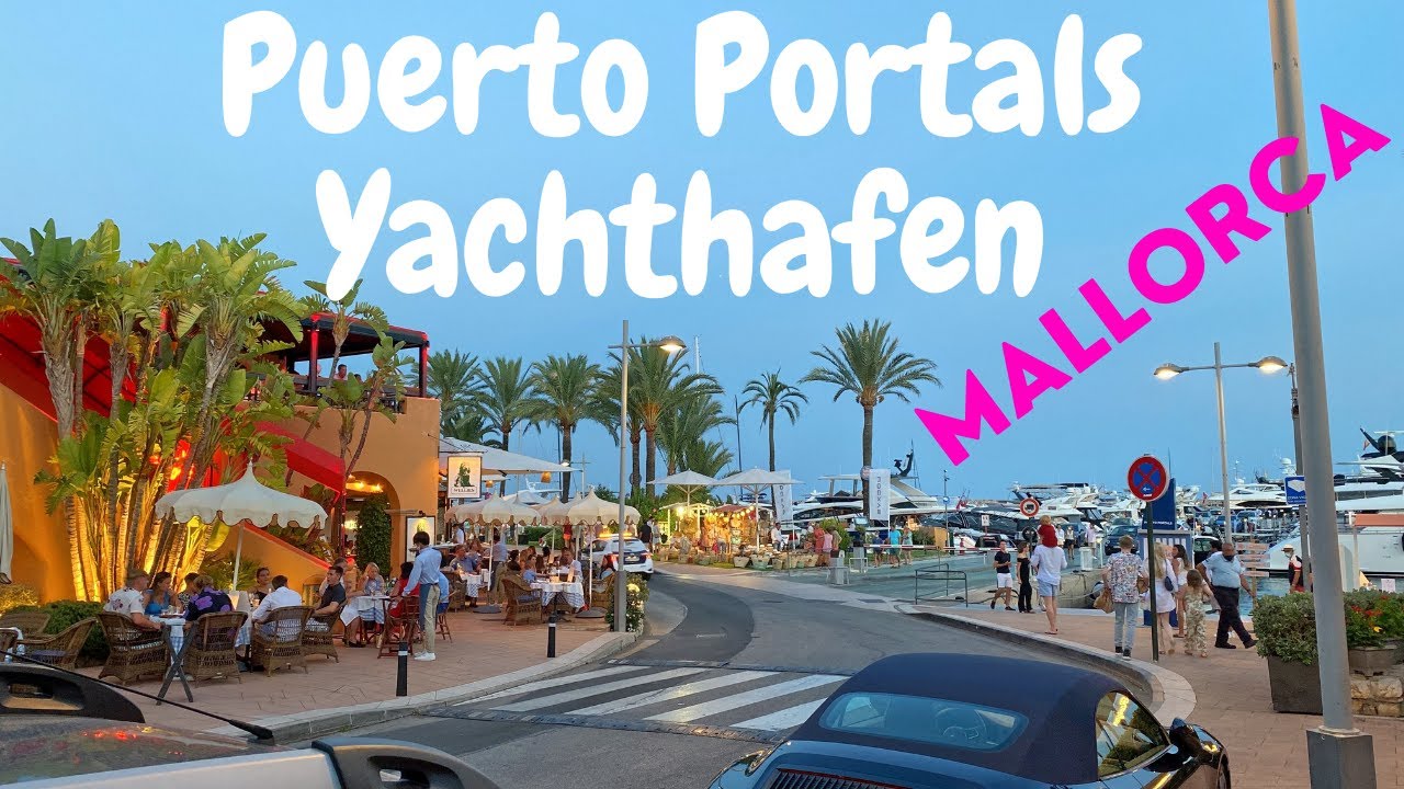 Puerto Portals Mallorca August | Luxus Yachthafen🛥 | volle Bars/Restaurants🥂🍾| Sunset Market🛍