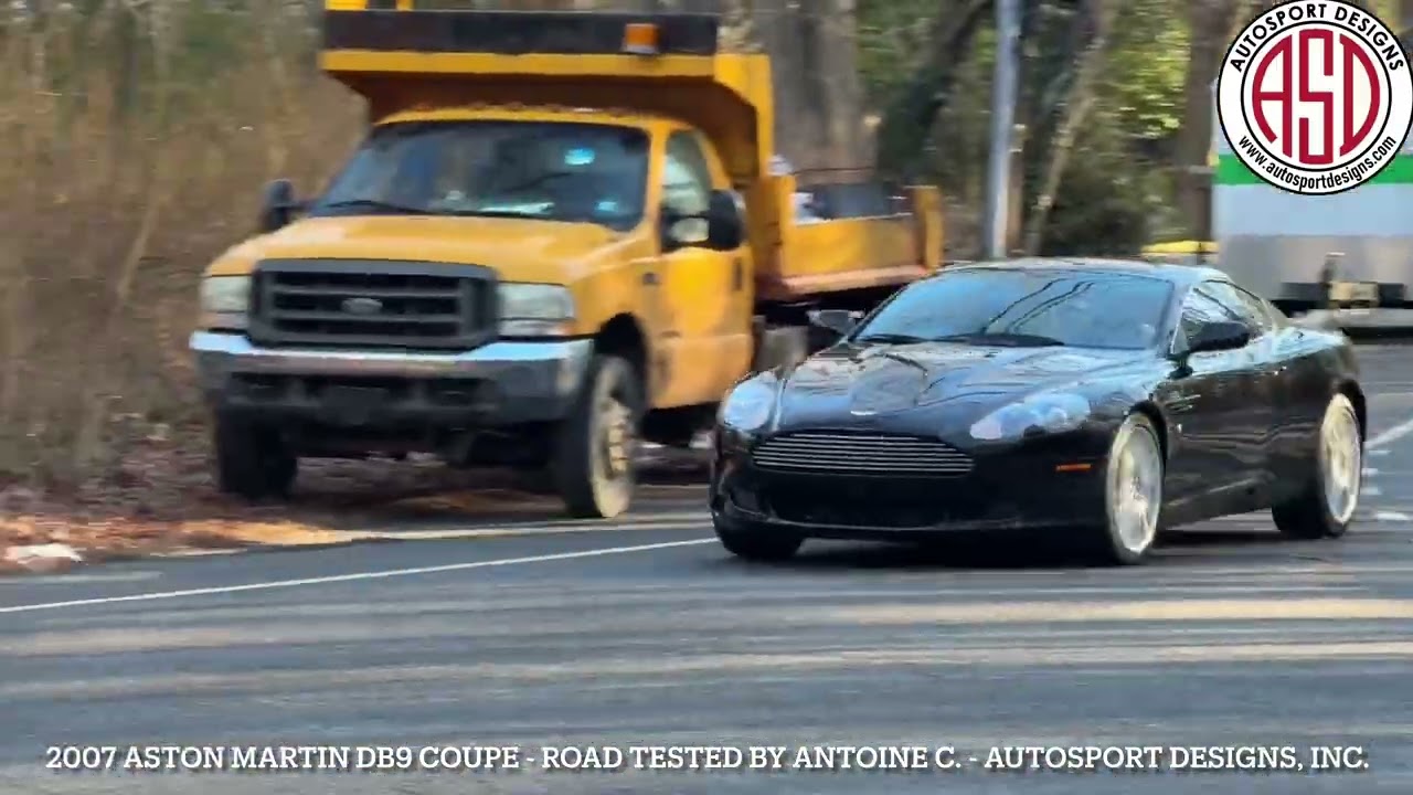 Aston Martin DB9 Coupe 2007 года — тест-драйв проведен Антуаном С. — Autosport Designs, inc.