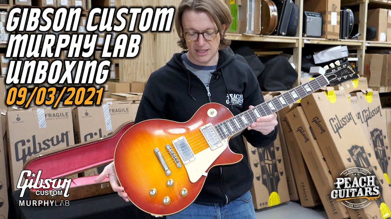 Gibson Custom Murphy Lab Unboxing - 09/03/2021