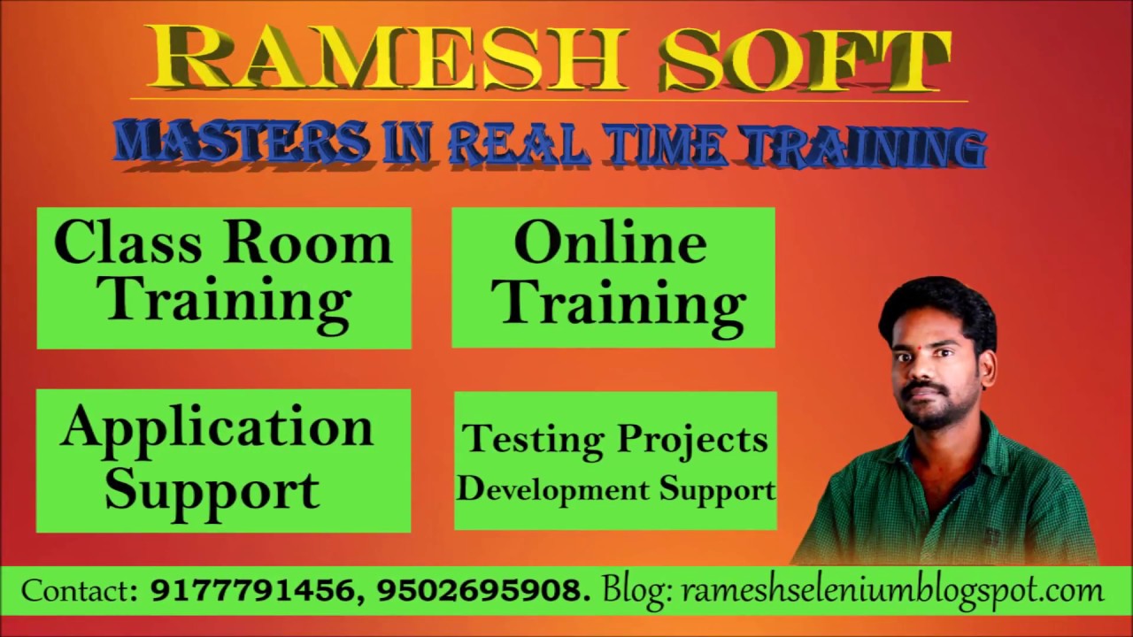 RAMESHSOFT : JavascriptExecutor in Selenium || Selenium in Realtime